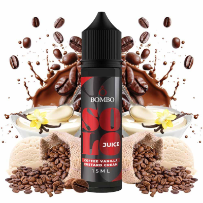Bombo Solo Juice Coffee Vanilla Custard Cream Flavor Shot 15ml/60ml